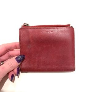 Coach Red Wallet